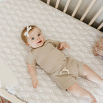 Premium Knit Fitted Crib Sheet - Bliss