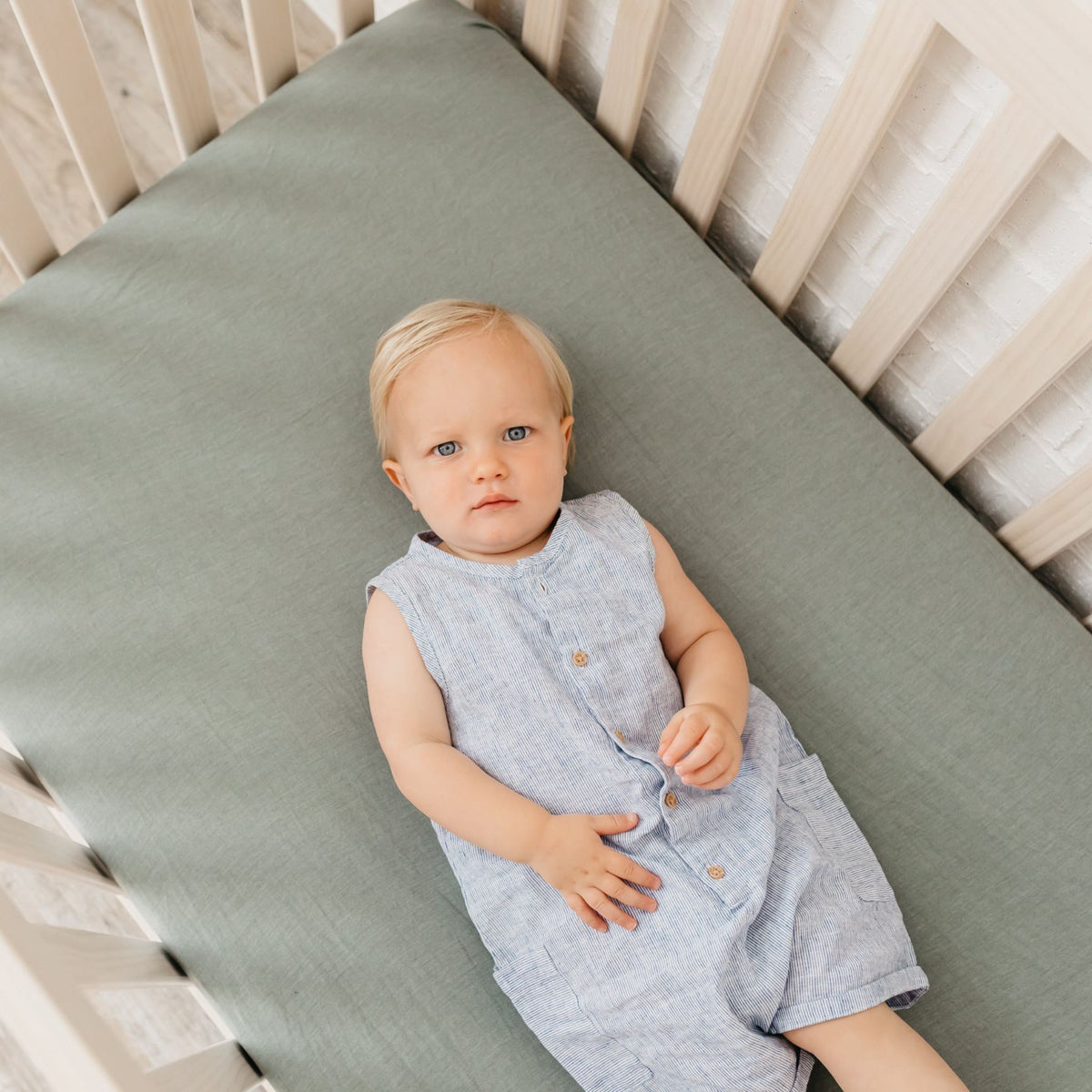 Premium Knit Fitted Crib Sheet - Briar