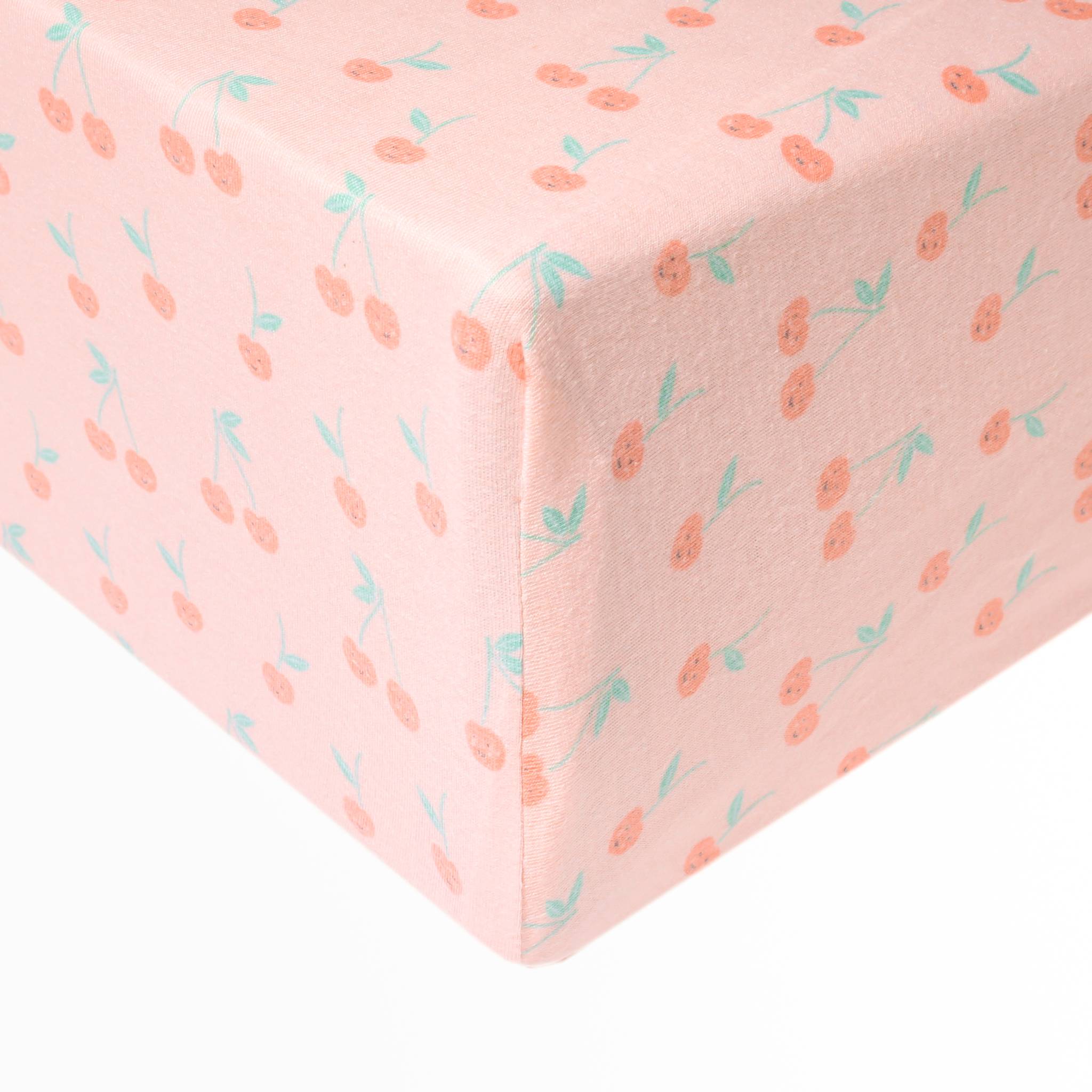 Premium Knit Fitted Crib Sheet - Cheery