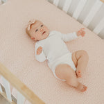 Premium Knit Fitted Crib Sheet - Dottie