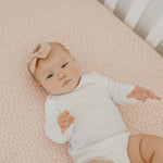 Premium Knit Fitted Crib Sheet - Dottie