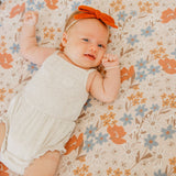 Premium Knit Fitted Crib Sheet - Eden