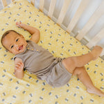 Premium Knit Fitted Crib Sheet - Honeycomb