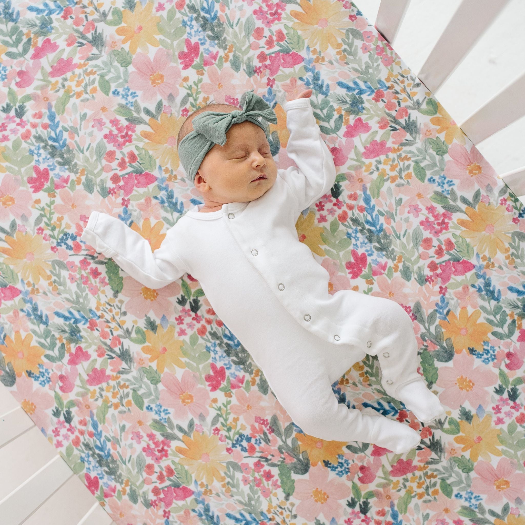 Premium Knit Fitted Crib Sheet - Lark
