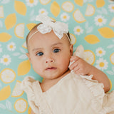 Premium Knit Fitted Crib Sheet - Lemon