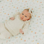 Premium Knit Fitted Crib Sheet - Mabel