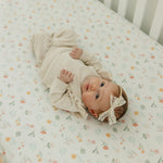 Premium Knit Fitted Crib Sheet - Mabel
