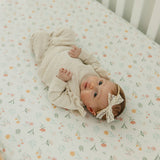 Premium Knit Fitted Crib Sheet - Mabel