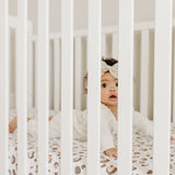 Premium Knit Fitted Crib Sheet - Millie