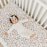 Premium Knit Fitted Crib Sheet - Millie