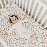 Premium Knit Fitted Crib Sheet - Millie