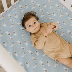 Premium Knit Fitted Crib Sheet - Neil