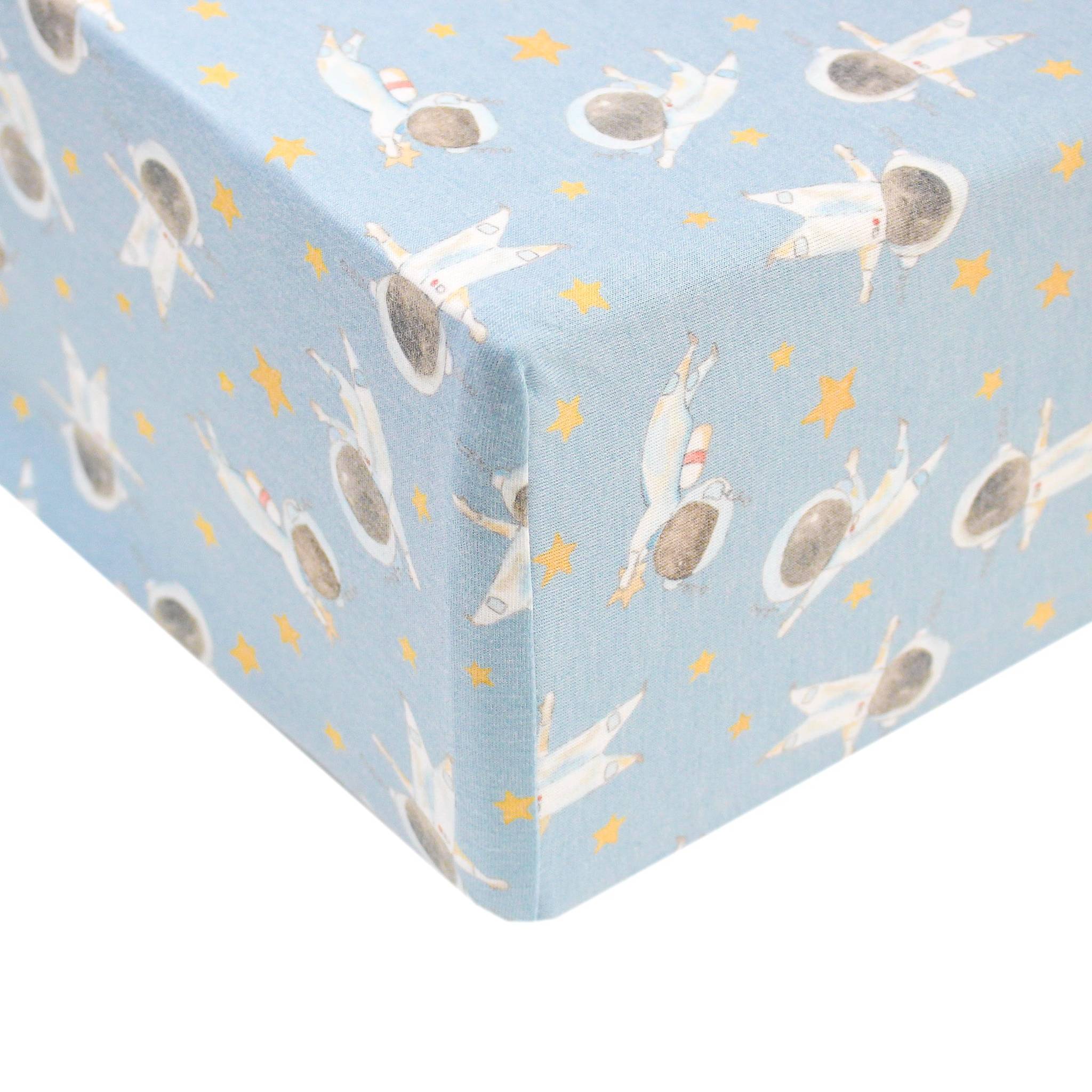 Premium Knit Fitted Crib Sheet - Neil