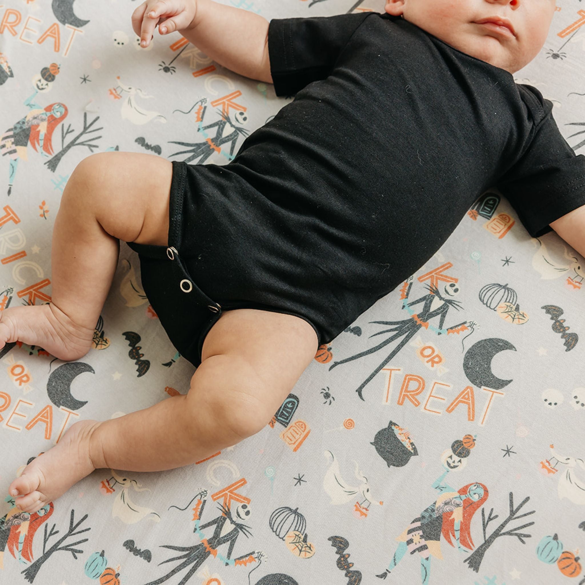 Premium Knit Fitted Crib Sheet - Nightmare Before Christmas