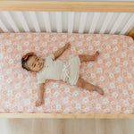 Premium Knit Fitted Crib Sheet - Penny