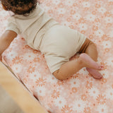Premium Knit Fitted Crib Sheet - Penny
