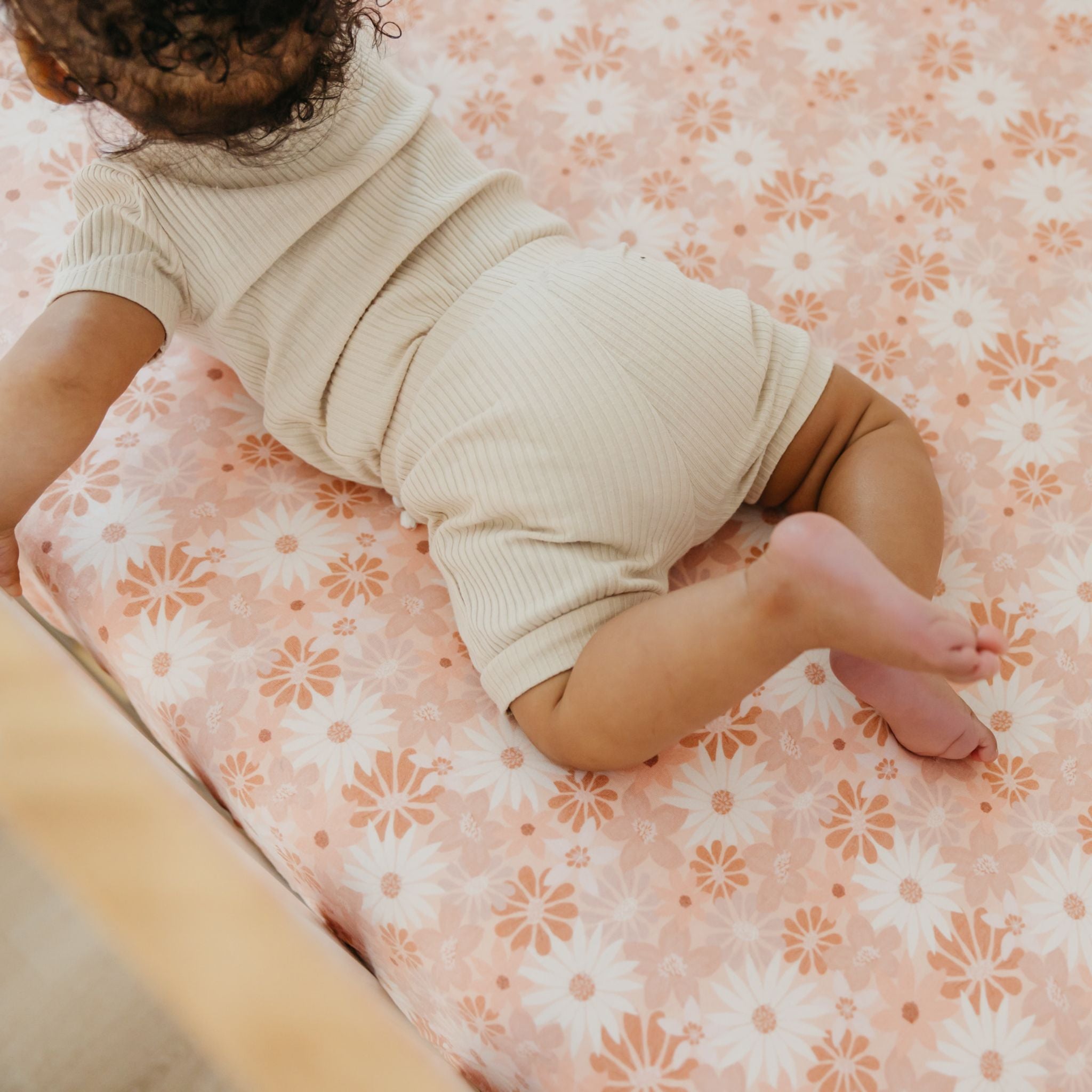 Premium Knit Fitted Crib Sheet - Penny
