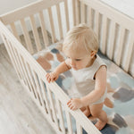 Premium Knit Fitted Crib Sheet - Picasso