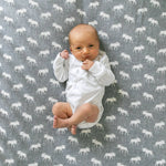 Premium Knit Fitted Crib Sheet - Scout