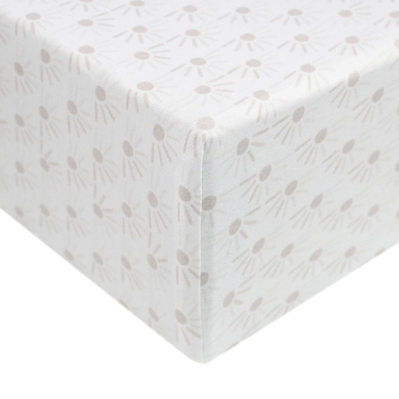 Premium Knit Fitted Crib Sheet - Shine