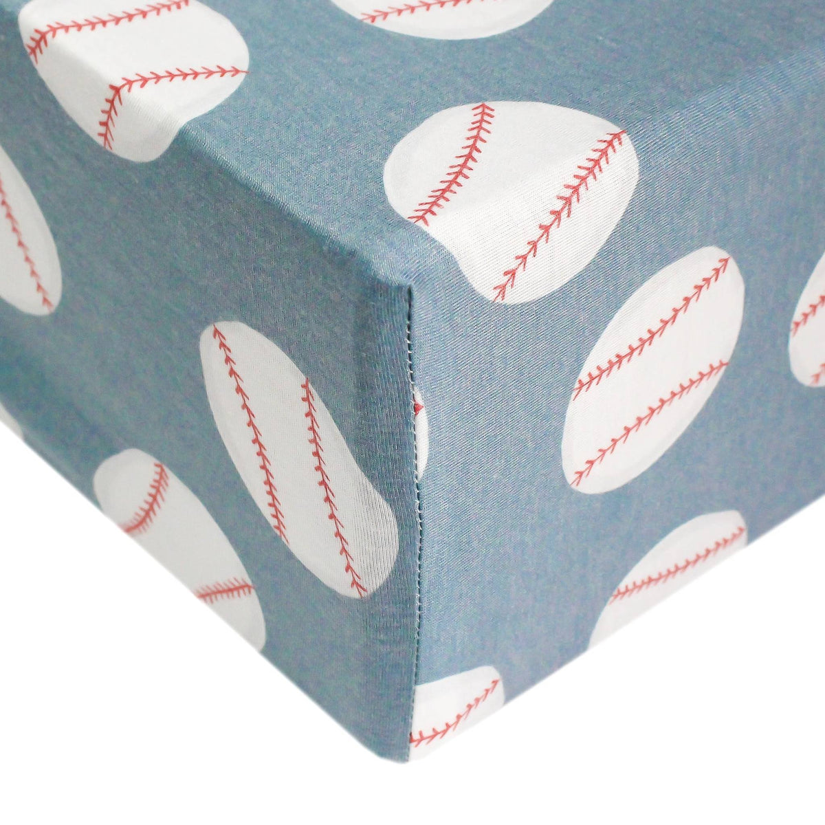 Premium Knit Fitted Crib Sheet - Slugger