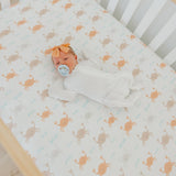 Premium Knit Fitted Crib Sheet - Tide