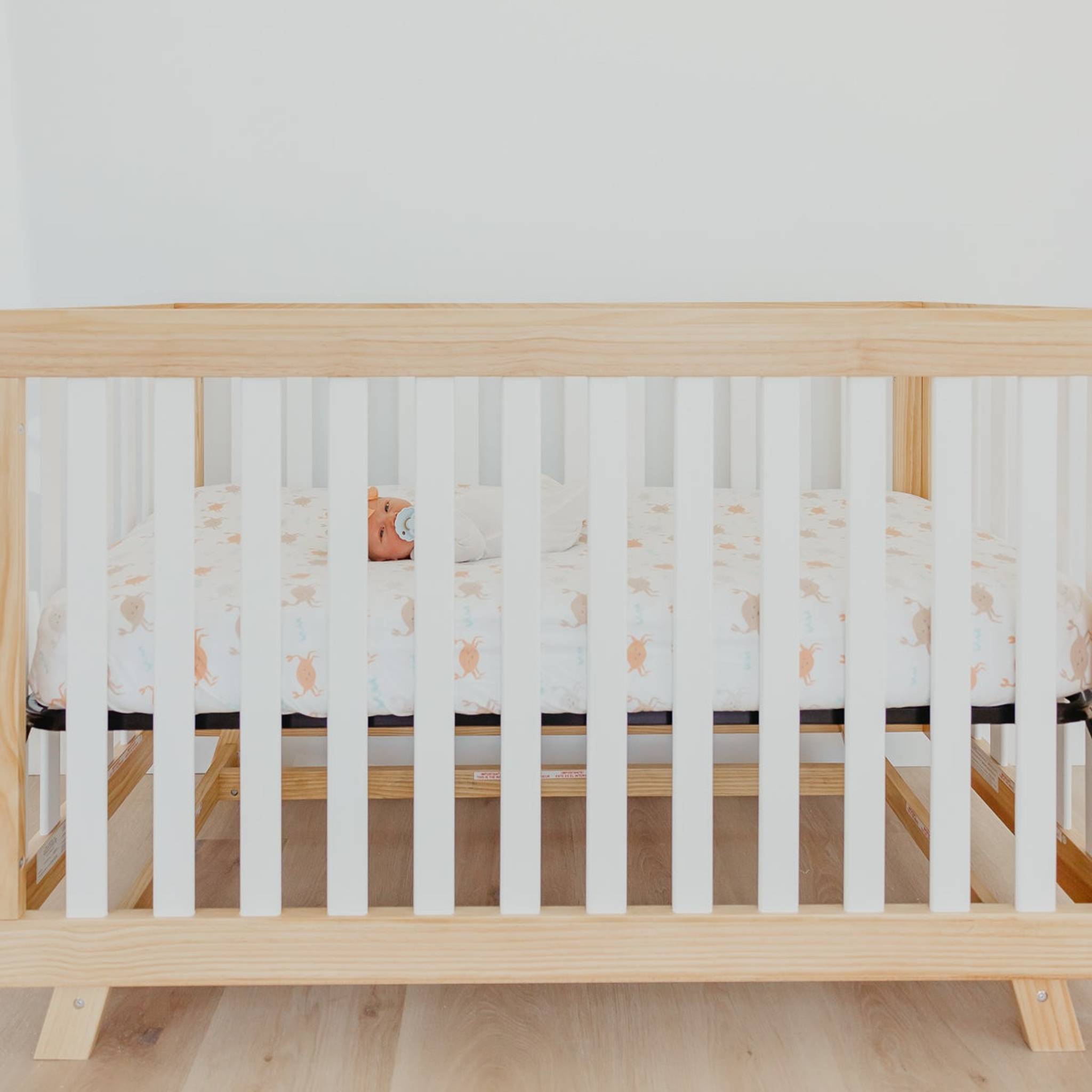 Premium Knit Fitted Crib Sheet - Tide