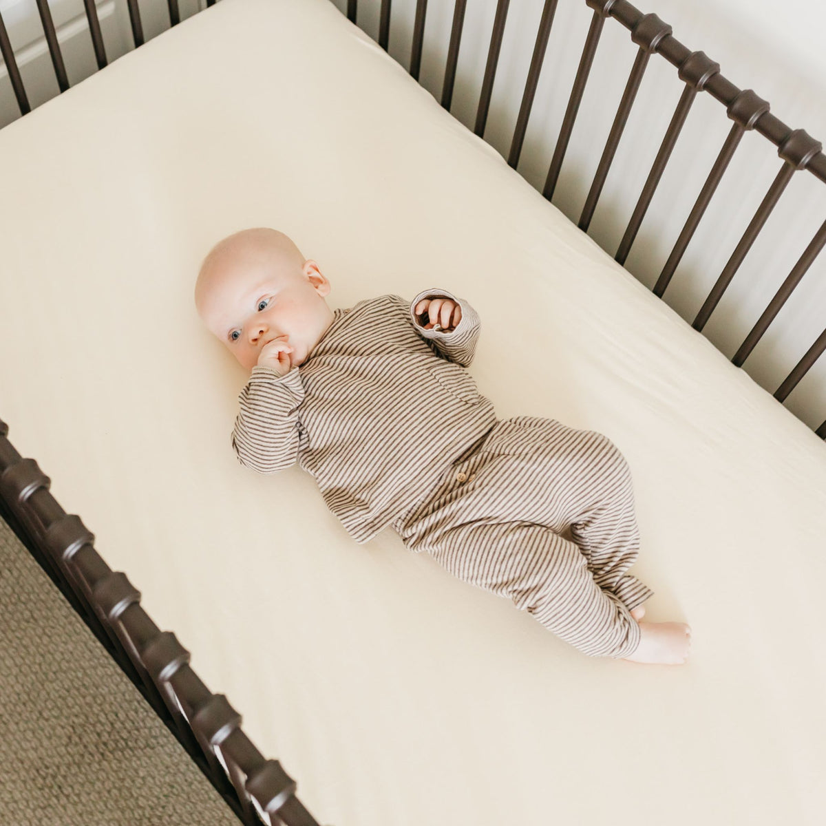 Premium Knit Fitted Crib Sheet - Yuma