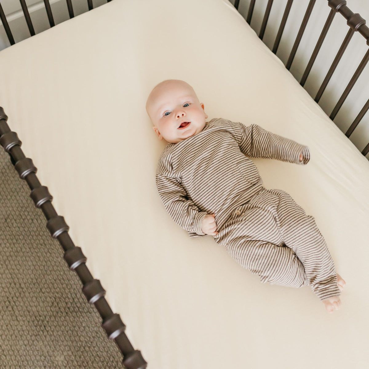 Premium Knit Fitted Crib Sheet - Yuma