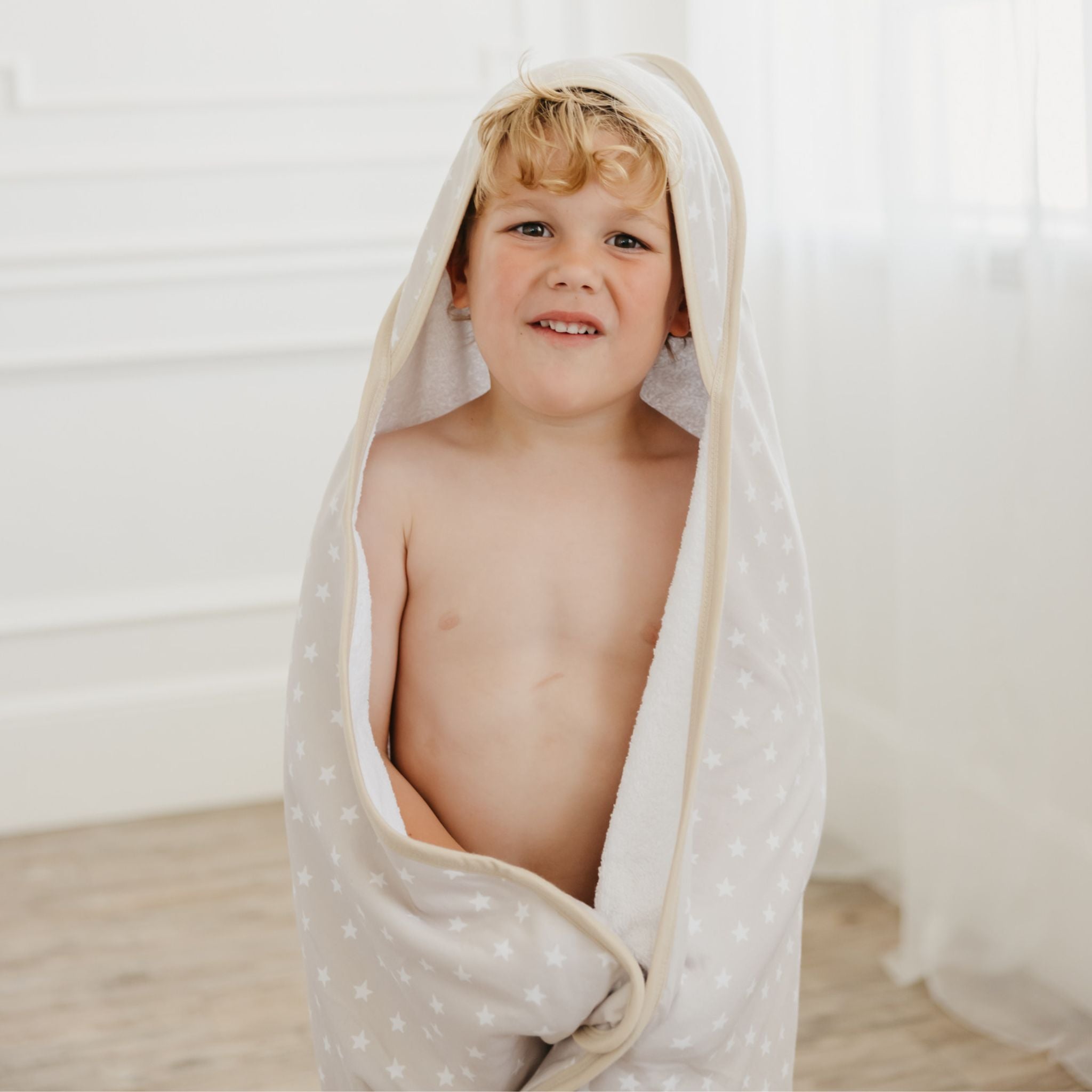 Premium Knit Hooded Towel - Twinkle