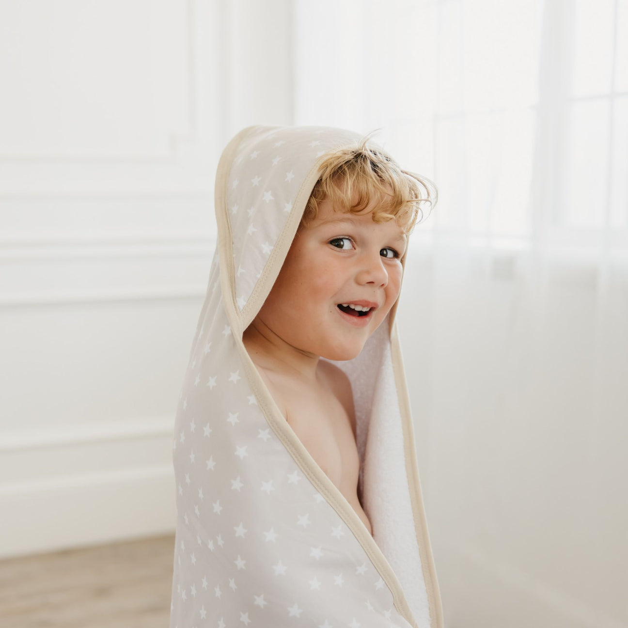 Copper Pearl Premium Knit Hooded Towel - Autumn main image 1