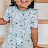 2pc Short Sleeve Pajamas with Pants - Monsters, Inc. Medley
