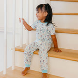 2pc Short Sleeve Pajamas with Pants - Monsters, Inc. Medley