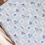 Premium Knit Fitted Crib Sheet - Monsters, Inc. Medley