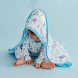 Premium Baby Knit Hooded Towel - Monsters, Inc. Medley