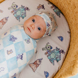 Knit Swaddle Blanket - Monsters, Inc. Medley