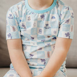 2pc Short Sleeve Pajama Set - Monsters, Inc. Medley