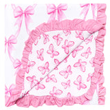 Bamboo Ruffled Three-Layer Quilt - Bow My Gosh