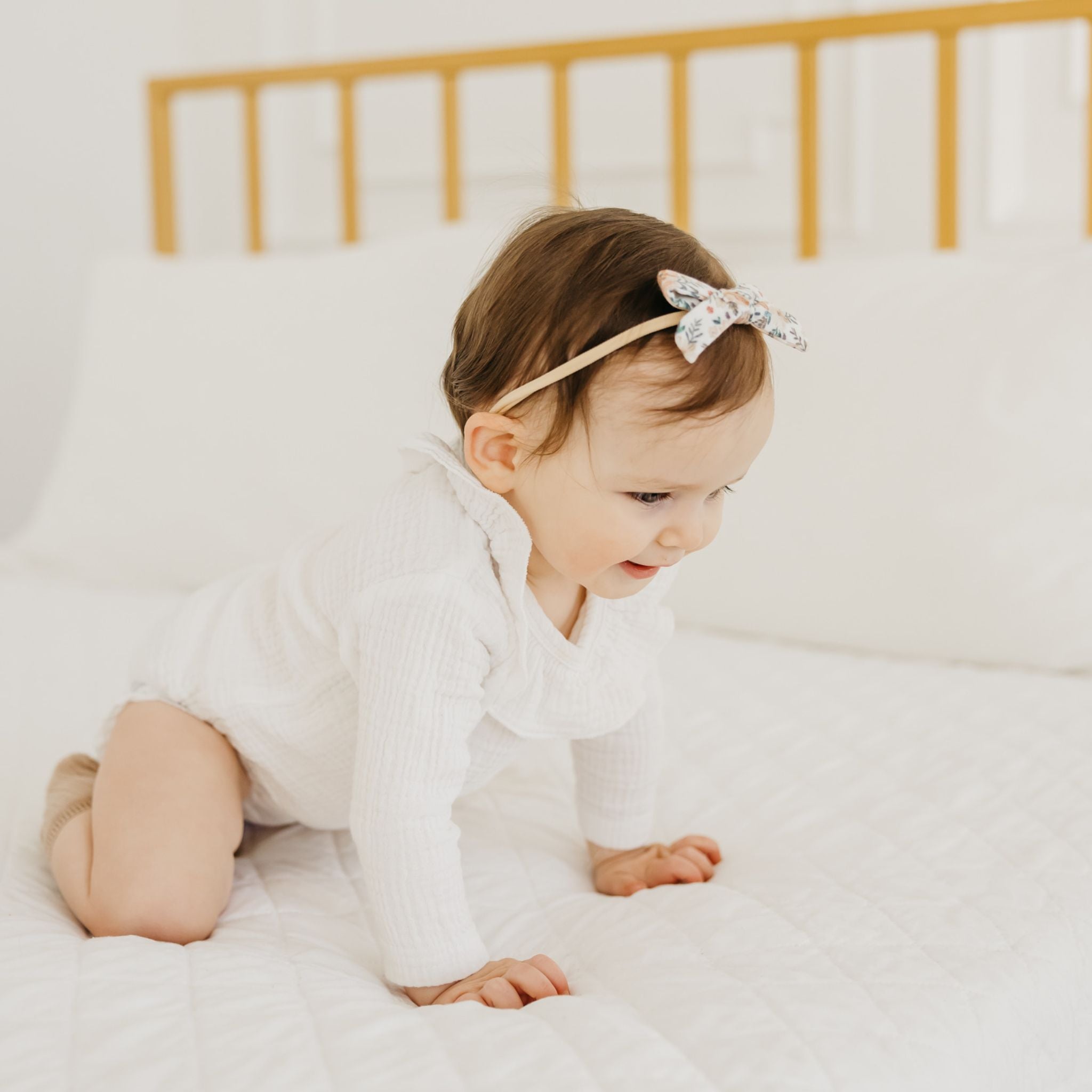 Ribbon Nylon Bow - Autumn