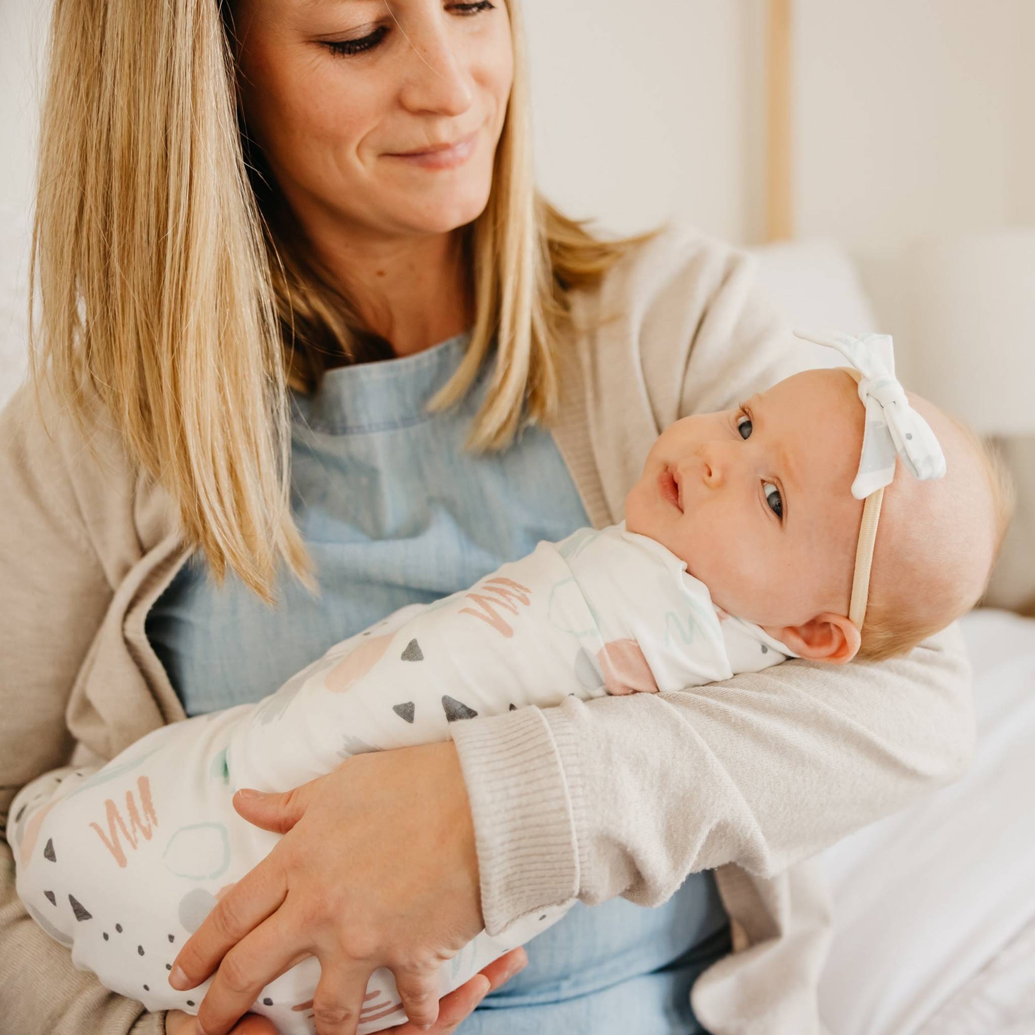 Ribbon Nylon Bow - Bayside