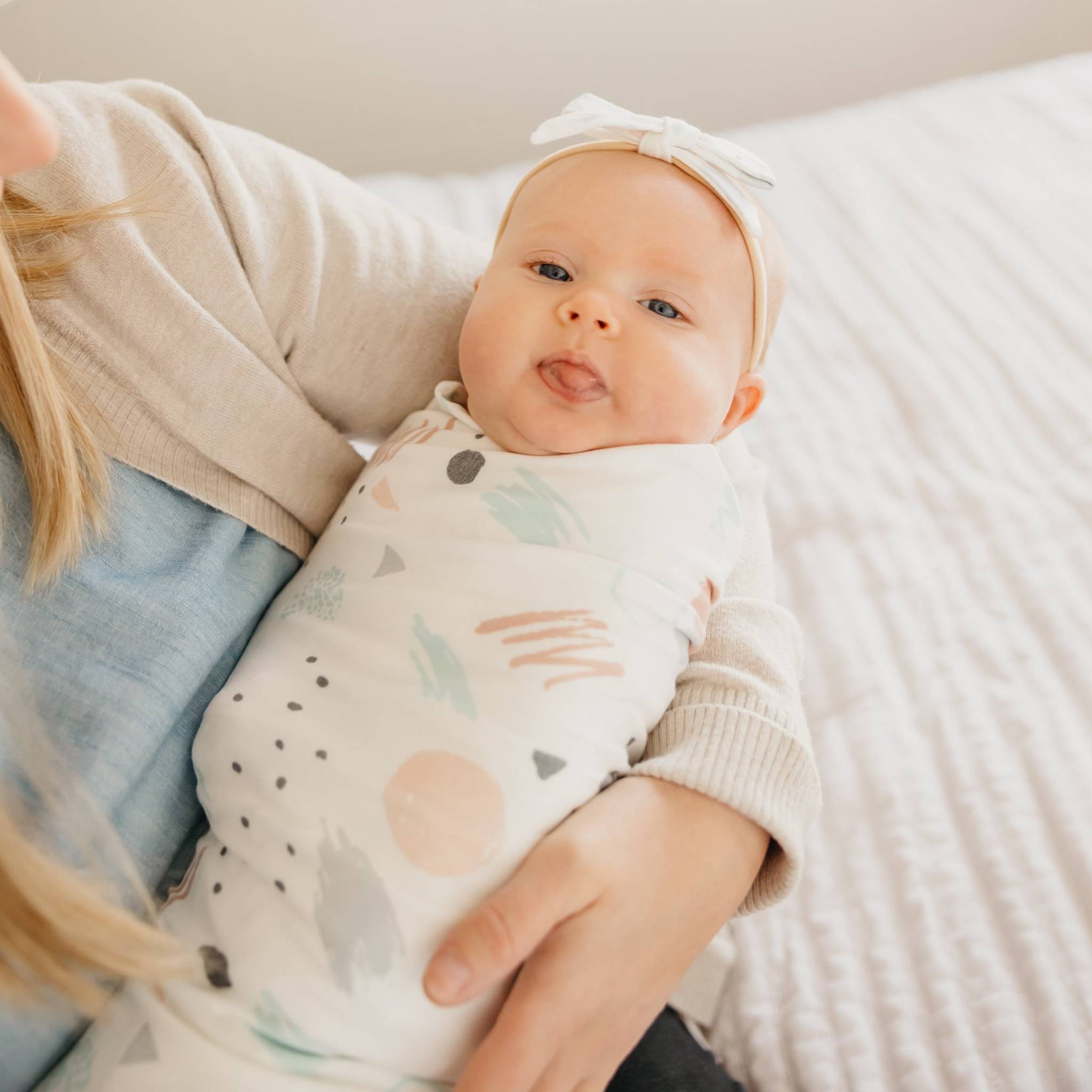 Ribbon Nylon Bow - Bayside