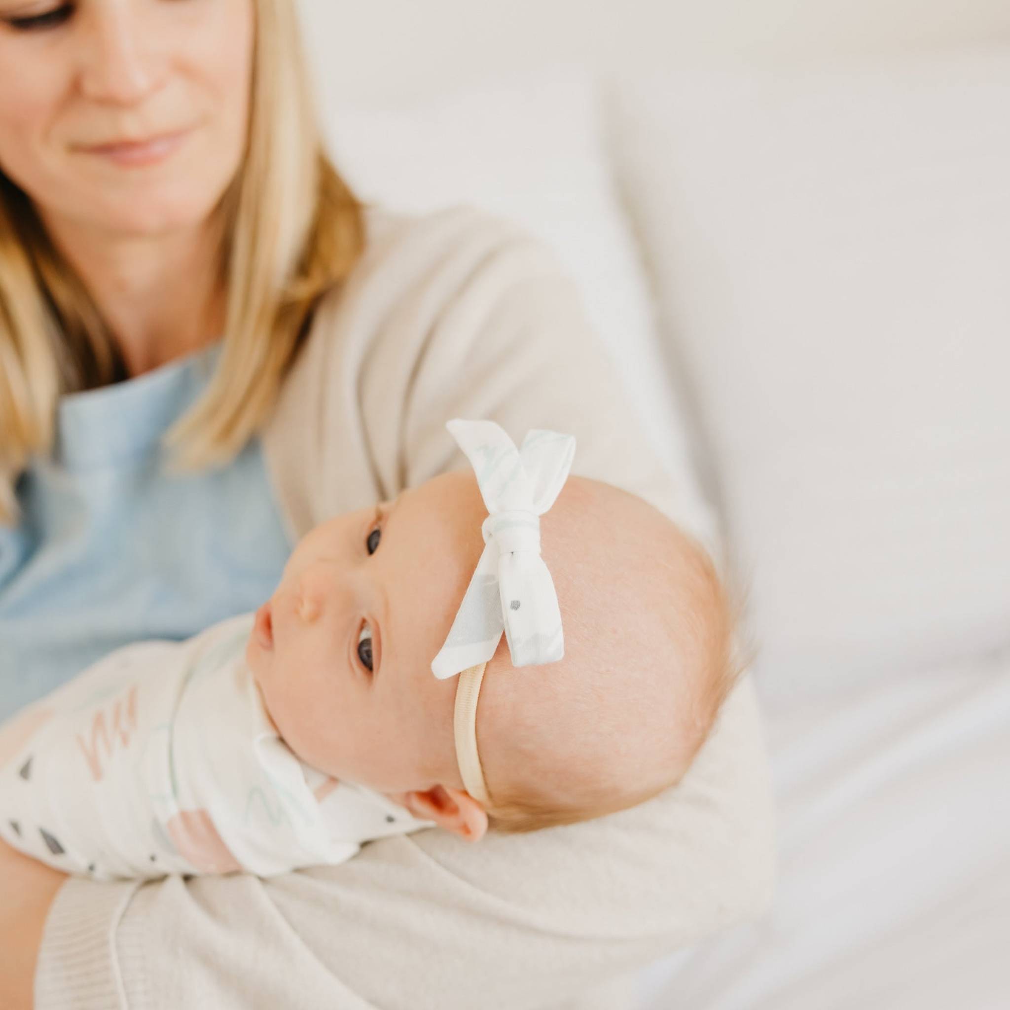 Ribbon Nylon Bow - Bayside