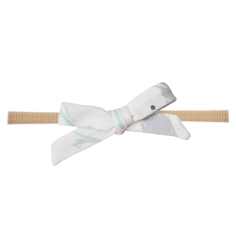 Ribbon Nylon Bow - Bayside