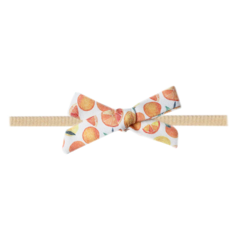 Ribbon Nylon Bow - Citrus