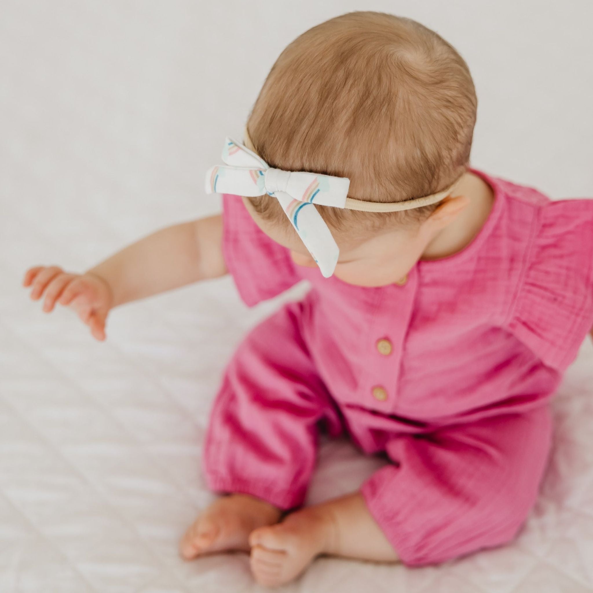 Ribbon Nylon Bow - Daydream