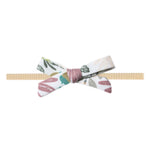 Ribbon Nylon Bow - Olive