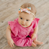 Ribbon Nylon Bow - Siena