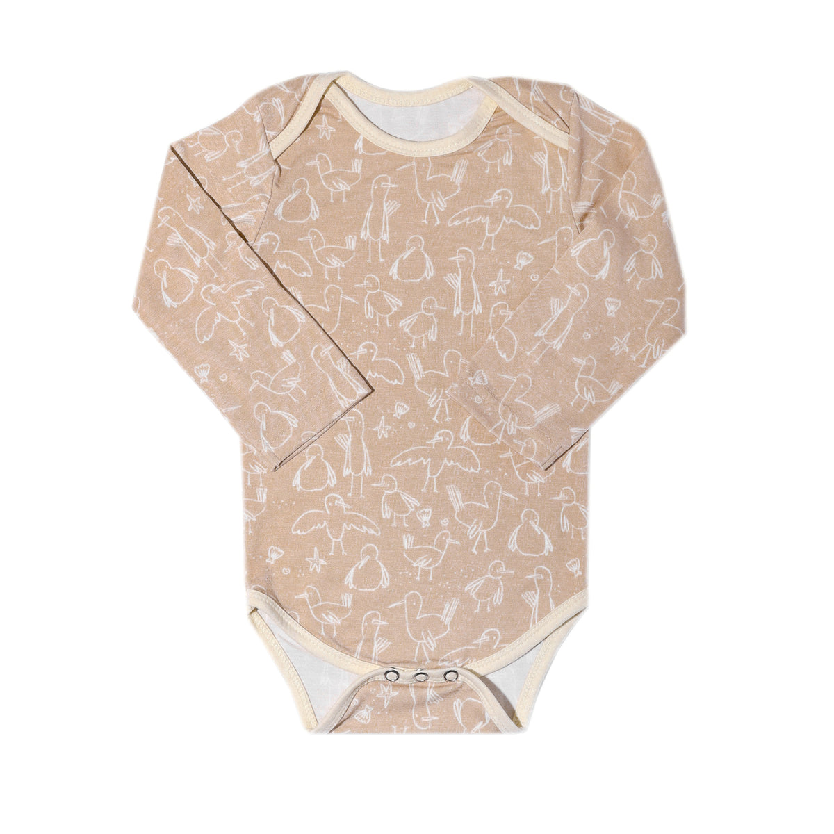 Long Sleeve Bodysuit - Sandy