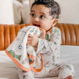 Three-Layer Security Blanket Set - Sesame Street Varsity Friends