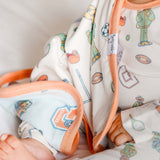 Three-Layer Security Blanket Set - Sesame Street Varsity Friends